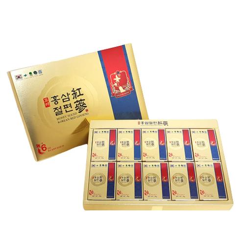 KGT Honey Sliced Korean Red Ginseng Energy Enhancement Supplements (200g / 20g X 10 Packs)